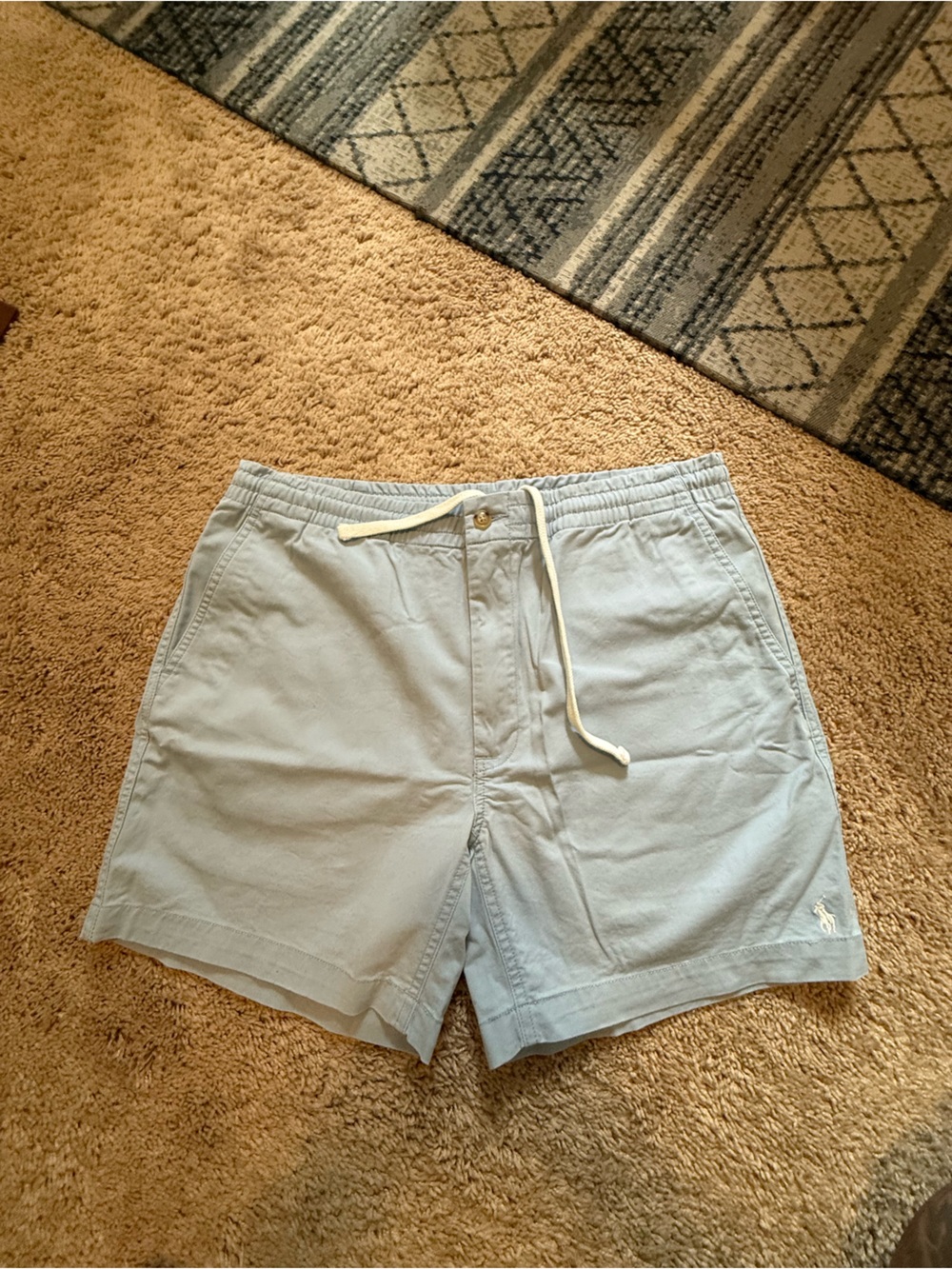 Ralph Lauren Pale Blue Men’s Drawstring dockside Shorts
